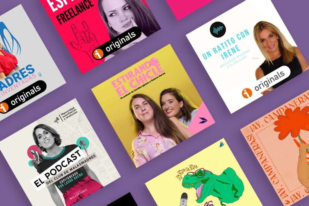Podcast con voz de mujer